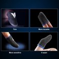 thumbnail image 3 of Sidaley 5 pares de fundas para dedos para juegos, pantalla táctil, antideslizantes, mangas antihuellas, guantes portátiles sensibles a la fibra de Videojuegos y accesorios Rojo, 3 of 6