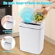 thumbnail image 3 of Cubo De Basura Automático Con Sensor Para Baño, 18L Botes de Basura Inteligente Sin Contacto, Cubo de Basura de Plástico Grande USB Rechargeable para Cocina, Oficina, Sala, Retrete, Recámara, 3 of 7