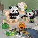 thumbnail image 4 of Compatible con Lego Giant Panda Flower Blocks Model Small Particles Assembly National Fashion Cartoon Ornaments Juguetes educativos, 4 of 4
