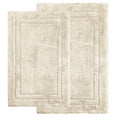 thumbnail image 2 of BNM Non-Slip Washable Bath Rug Set, 20" x 30", 24" x 36", Cream, 2 of 6