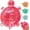 Red, variant on Glitter Turtle Slow Rising, Sensory Squeeze Fidget Toys, Realistic Turtle Shaped Slow Rising Stress Ball for Adults Teens Anxiety Stress Relief, Sea Animal Sque-eze Balls