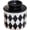 ZH27, variant on French Ceramic Butter Crock - Countertop Butter Dish with Water Line for Soft Butter, Black