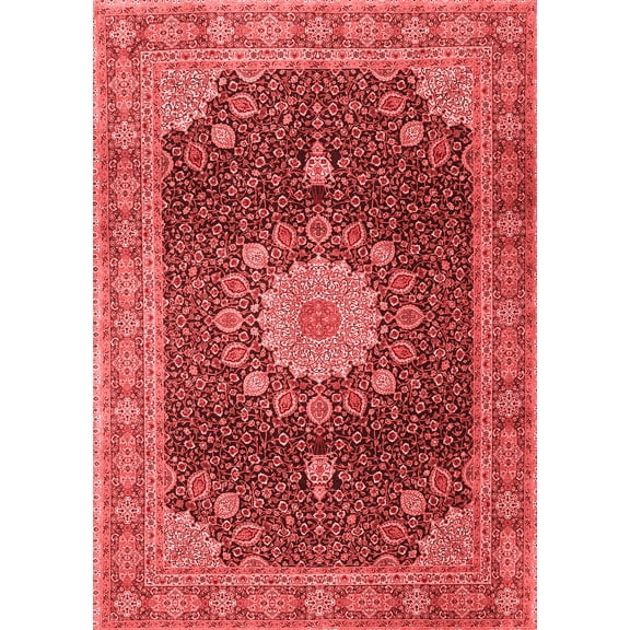 Ahgly Company Indoor Rectangle Persian Red Traditional Area Rugs, 5' x 7'