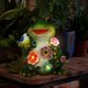thumbnail image 4 of Estatua de rana solar estatuas de animales de resina para jardín estatuilla de rana regalos de inauguración de la casa, 4 of 5