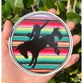 thumbnail image 2 of Wickedgoodz Serape Cowboy Vinyl Decal - Western Bumper Sticker - for Laptops Tumblers Windows Cars Trucks, 2 of 5