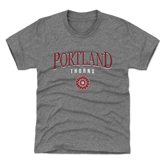 Youth 500 Level Gray Portland Thorns FC Team Arch Name Graphic T-Shirt