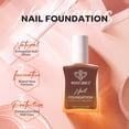 thumbnail image 2 of modelones Nail Strengthener and Growth Blushed Berry Nail Repair for Damaged Nails Strengthening Polish 15ml Natural Concealer Foundation Nail Care Gifts for Women, 2 of 8