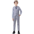 thumbnail image 5 of Lycody Boys 4-Pieces Suits Slim Fit Kids Outfits Vest Dress Pants Sets Formal Suit for Boy, 5 of 6