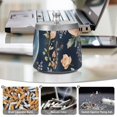 thumbnail image 5 of Whales Floral Roses Ashtray with Lid Cigarette Ashtray Stainless Steel Ash Tray Ash Holder for Home Outdoor, 5 of 7