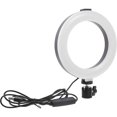 thumbnail image 1 of Soporte para computadora de escritorio Luz de relleno ajustable Lámpara LED para selfies Anillo de belleza Blanco PC, 1 of 6