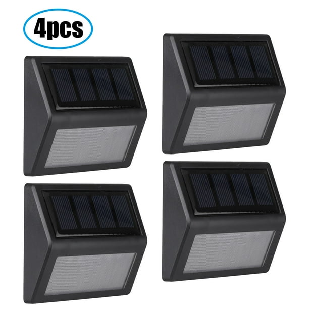 Solar Step Lights with Rechargeable Battery, TSV 4/2PCS