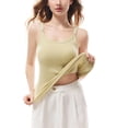 thumbnail image 5 of Maternity Tank Top Women's Sleeveless Nursing T-Shirts with Bra Pad Round Neck Pregnancy Breastfeeding Cami Basic Summer Vests Green M, 5 of 9