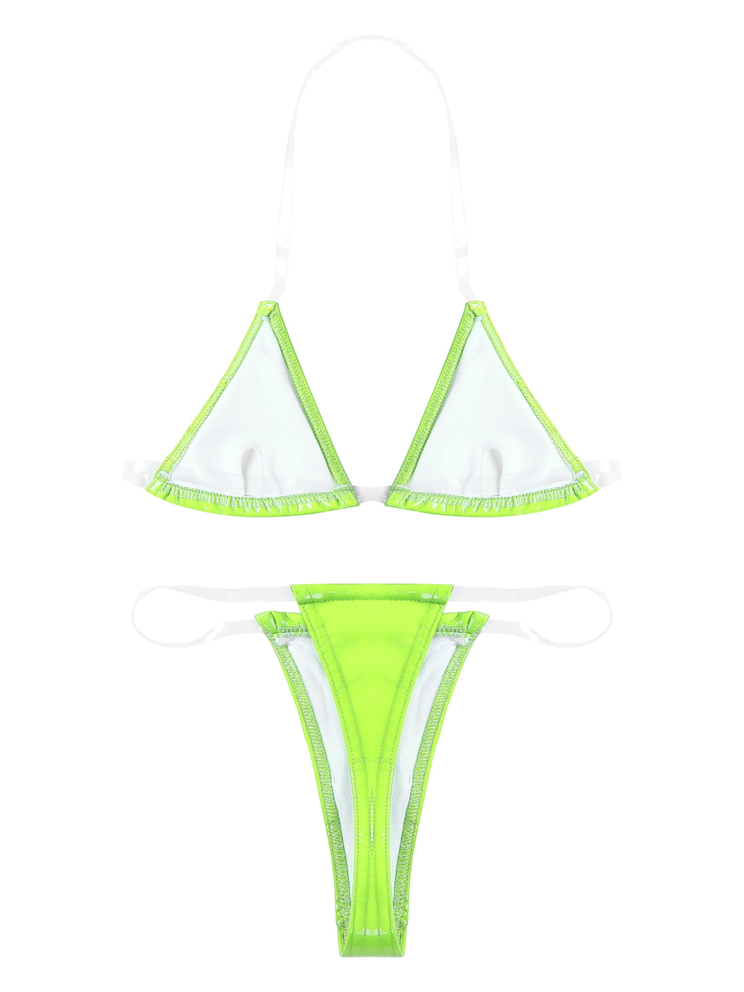 New Designer Bikini Clear Straps with Pad OEM Logo Support Fashion