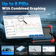 XTOOL D7 V2.0 Bi-Directional Scan Tool, Ai-Assisted OBD2 Scanner Car Code Reader with ECU Cod-ing, Full System Scan, 36+ Services