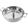 thumbnail image 4 of S SERENABLE Steam Pot Stainless Steel Cooker Steaming Pot for Vegetable Dumpling Sauce, 4 of 9