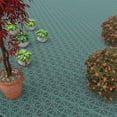 thumbnail image 6 of Pure Garden Set of 6 Deck Tiles for Patios, Decks, and Balconies (Green), 6 of 8