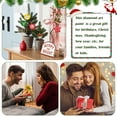 thumbnail image 3 of Yuarrent 30 unids/set fácil de colgar pintura de diamantes colgante de árbol de Navidad pintura de diamantes Navidad Kits de decoración para fiestas, 3 of 6