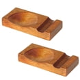 thumbnail image 3 of Wooden Chopstick Rests Rectangular Shape Home Decor Elegant Eating Environment 2Pcs, 3 of 4