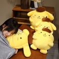 thumbnail image 5 of Peluche de Sanrio Pompompurin de 40 a 50 cm, tamaño grande, bonito cojín, regalo para niños, muñeco de peluche de pompón súper suave, decoración para habitación, 5 of 5