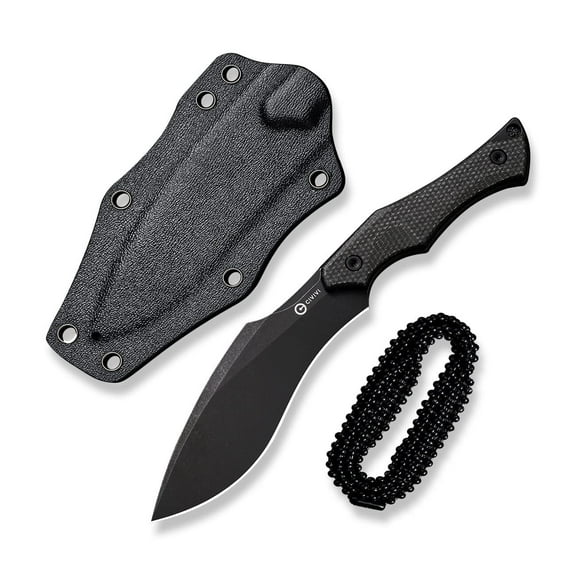 CIVIVI Vaquita II Mini Kuri Knife with a Kydex sheath and a Chain C047C-3