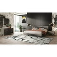 thumbnail image 6 of Modrest Soria 6-Drawer Modern Wood & Stainless Steel Dresser in Wash Gray, 6 of 6