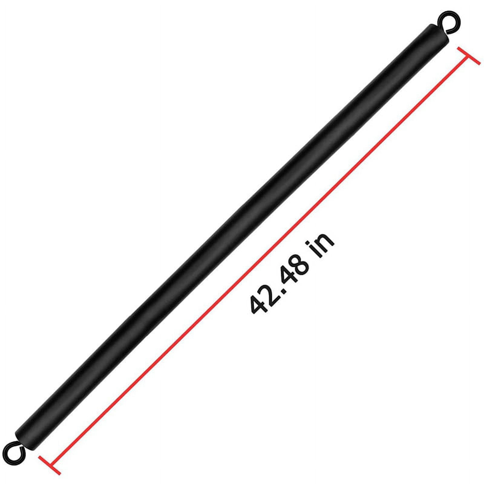 Detachable Resistance Bands Bar 42 Inches Chest Weighted Workout Bar Stick Max Load 800Lb for Gym, Fitness, Home