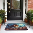thumbnail image 4 of Halloween Absorbent Area Rug, Halloween Pumpkin Monster C Halloween Decorations Rugs for Living Room Door Mat Non Slip Indoor Carpet Halloween Decor Floor Mats 60x40in, 4 of 5