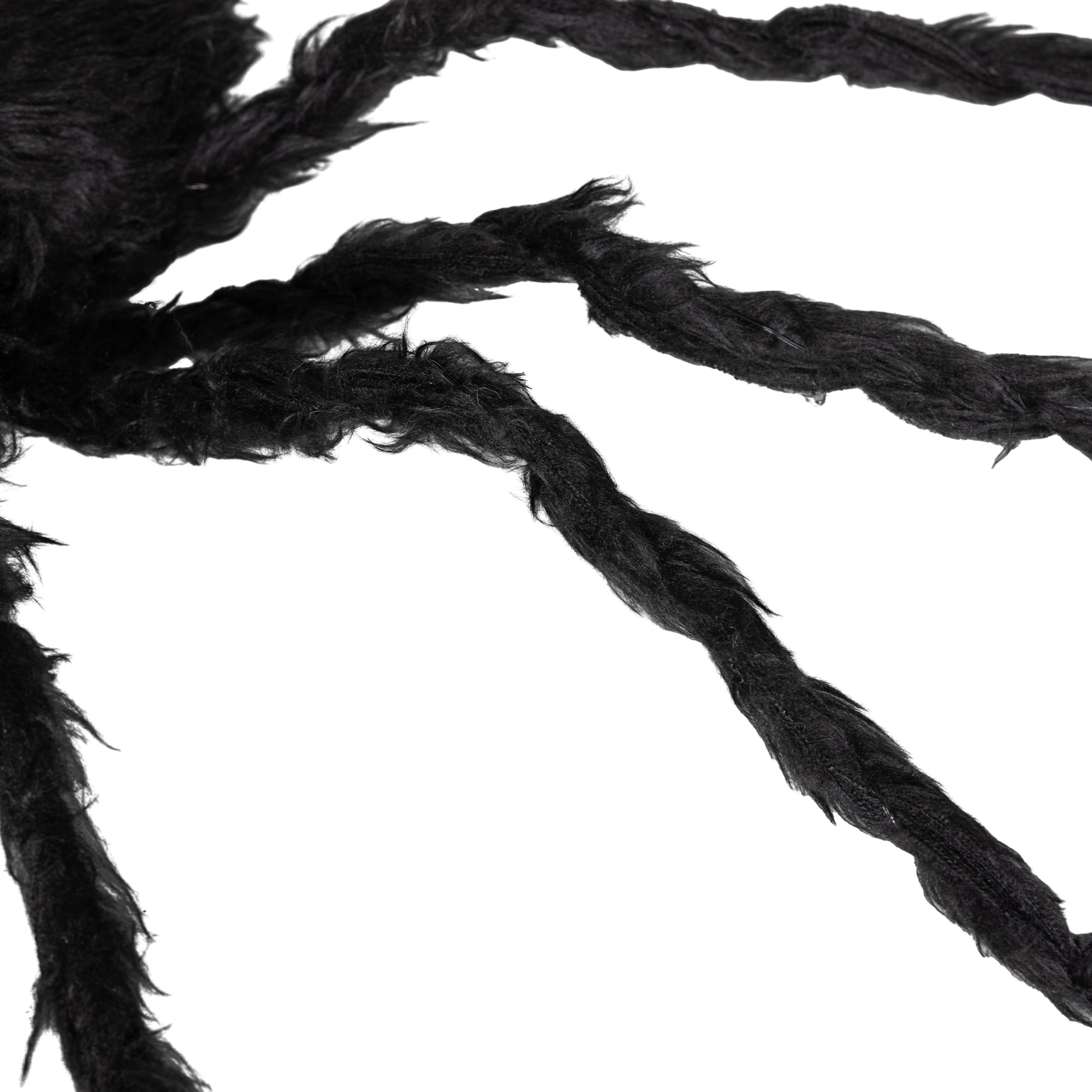 Light-Up Oversized Spider Halloween Decoration 47.2 Inch Purple Glowing Bendable Legs Battery-Operated for Haunted House