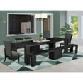 thumbnail image 3 of Luxe by East West Furniture 5-piece Dining Room Table Set a Rectangular Dining Table, 3 of 3