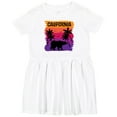 thumbnail image 3 of Inktastic California Sunset Vacation Beach Girls Toddler Dress, 3 of 5