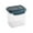 E, variant on JingChun Kitchen Storage Box Cereals Sealed Jar with Lid Stackable Plastic Storage Bottle Home Refrigerator Airtight Tank