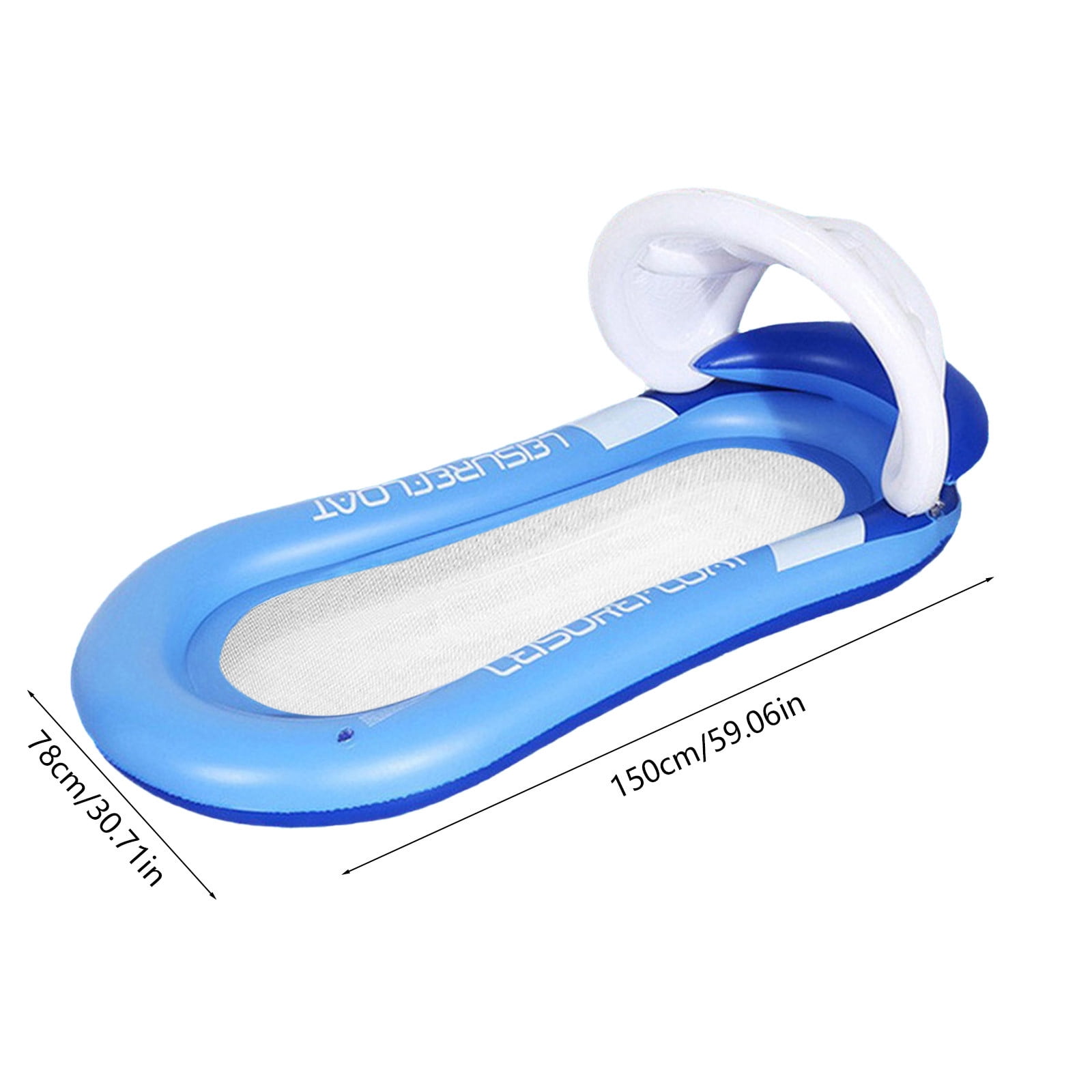 Inflatable Floating Rafts Foldable Mesh Floating Bed Water Toys Portable Floating Bed Water Bed
