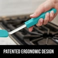thumbnail image 3 of GORILLA GRIP Patented Silicone Spatula, Nonstick Heat Resistant BPA-Free, 11.6 in, Turquoise, 3 of 9