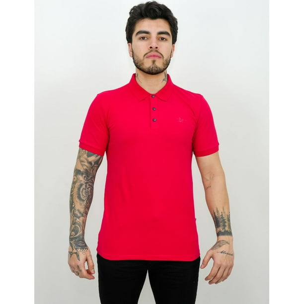 Playera Lisa Barabas Tipo Polo Corte Slim Fit