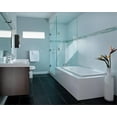 thumbnail image 4 of Moen T936 Rizon Two-Handle Low Arc Roman Tub Faucet with Hand Shower Trim Without Valve, Chrome, 4 of 4
