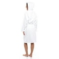 thumbnail image 6 of Women 100% Luxury Terry Shawl Cotton Hooded Toweling Bathrobe Spa, 6 of 7