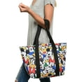 thumbnail image 5 of Women's Mickey Mouse Tote Bag Zippered Beach Bag Minnie Pluto Donald Goofy, 5 of 8