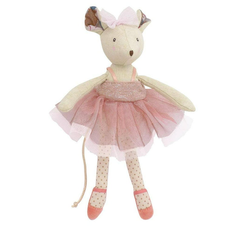 Ballerina Mouse in Suitcase 40 cm Plüschtier Moulin Roty - Babyshop