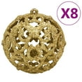 thumbnail image 3 of vidaXL 112 Piece Christmas Bauble Set Red / Green / Gold Polystyrene, 3 of 5