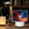 thumbnail image 6 of Fotbe Red And Blue Fire Wolf Pattern Acrylic Night Light Gift with 3 Color ModesTouch-Sensitive LED Lamp Perfect Gift for Mother's Day, Birthday, or Christmas, 6 of 9