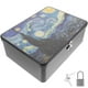 thumbnail image 2 of Caja de almacenamiento decorativa de hojalata, soporte de hojalata, contenedor de escritorio de hojalata con cerradura, 2 of 8