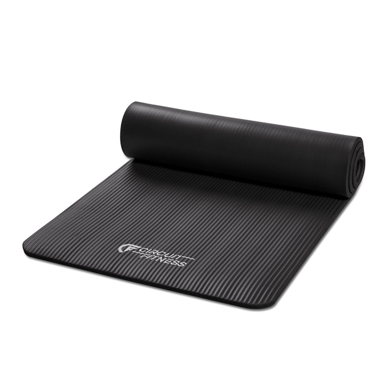 Non-Slip High-Density Exercise Mat With Strap, 12mm photo 8
