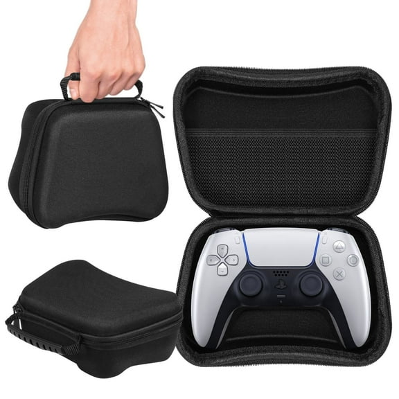 TNP Products Console Controller Holder Case for PS5 Dualsense, Xbox Series X/S, Switch Pro Controller Gamepad Carrying Pouch Storage Bag Organizer, Shock-proof EVA, Water Resistant Protection