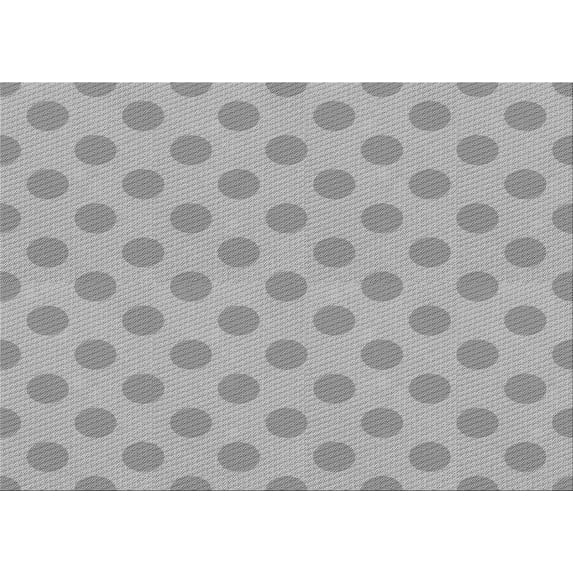 Ahgly Company Indoor Rectangle Patterned Silver Gray Area Rugs, 2' x 4'