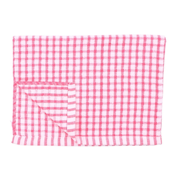 Masteelf 40x27CM Premium Cotton Dish Cloth High Duty Absorbent Kitchen Towel Tea Towel - Pink