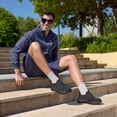 thumbnail image 6 of Fittington Men's Extra Wide Slip on Walking Shoes - Hands Free Lightweight Sneakers with Arch Support & Cushioned Sole, Easy on & off, 6 of 11