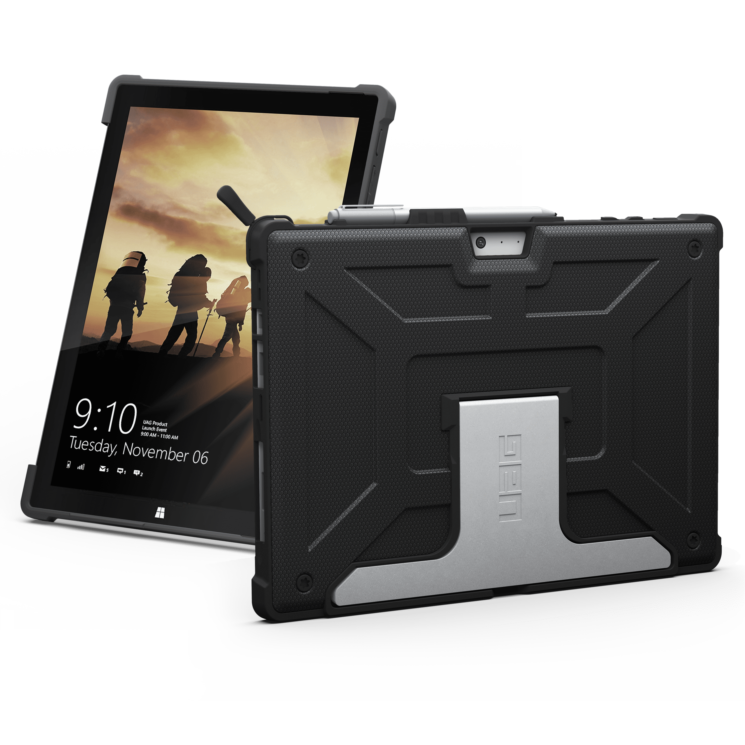 Refurbished Urban Armor Gear UAGSFGOBLK Microsoft Surface Pro X