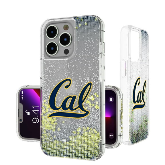 Cal Bears Linen Logo iPhone Glitter Case