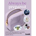 thumbnail image 4 of Estuche de maquillaje transparente Embla para maquillaje, artículos de tocador, viajes, lila, 4 of 6