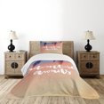 thumbnail image 4 of Ambesonne Adventure Quilted Bedspread Set 2 Pcs, Motivation Theme, Twin Size, Multicolor, 4 of 5